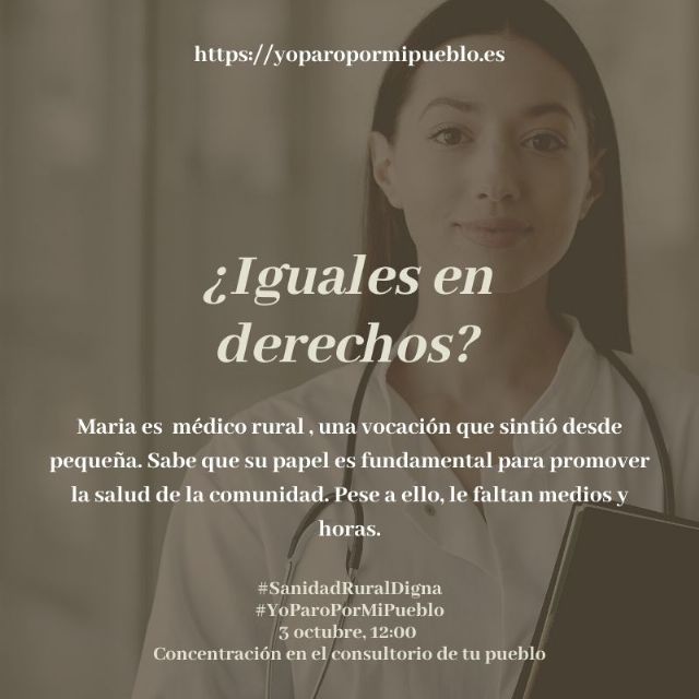 Unión de Uniones anima a participar en la campaña #YoParoPorMiPueblo por una sanidad rural digna - 3, Foto 3