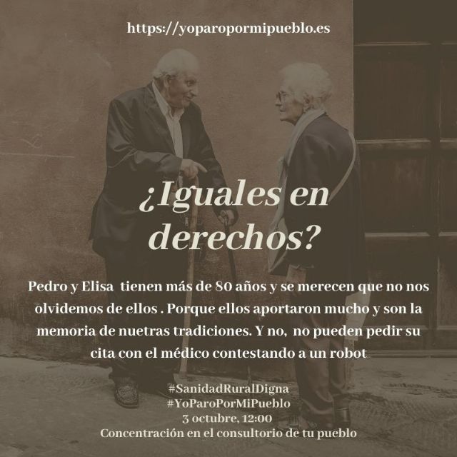 Unión de Uniones anima a participar en la campaña #YoParoPorMiPueblo por una sanidad rural digna - 5, Foto 5