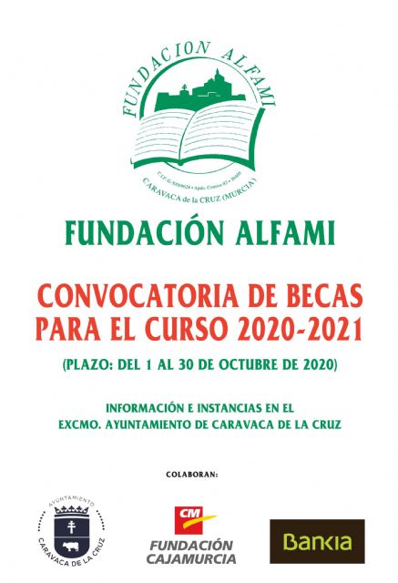 La Concejalía de Educación informa que la Fundación Alfami abre hasta el 30 de octubre el plazo para optar a sus becas de estudio - 1, Foto 1