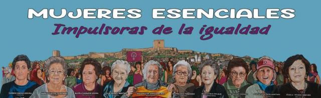El Ayuntamiento de Lorca pone en marcha la segunda edición del mural pictórico Mujeres Esenciales: impulsoras de la Igualdad - 2, Foto 2
