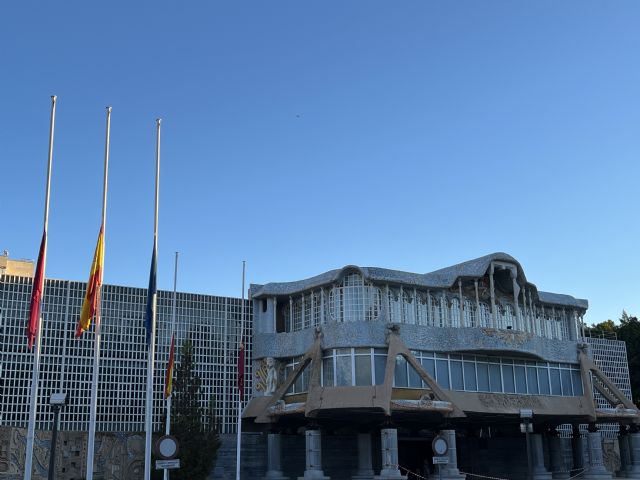 Minuto de silencio en la Asamblea Regional en señal de duelo por los fallecidos en el incendio en una discoteca de Murcia - 2, Foto 2