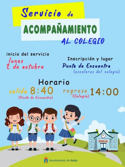 Servicio de acompañamiento al colegio de Aledo - 1, Foto 1