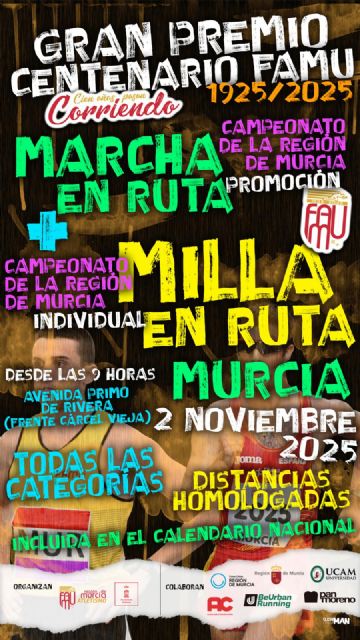 El 2 de noviembre, Murcia celebra el centenario FAMU a lo grande - 1, Foto 1