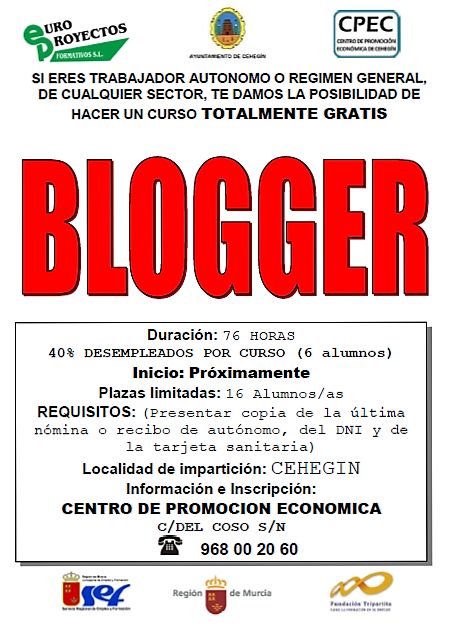 La Concejalía de Promoción Económica oferta un curso para aprender a crear y usar blogs en internet - 1, Foto 1