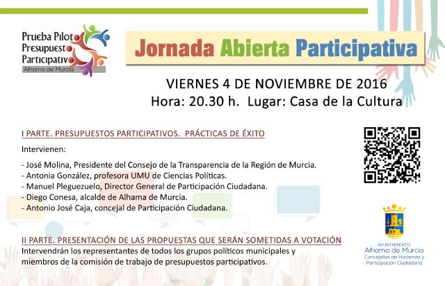 Jornada abierta de presupuestos participativos, Foto 1