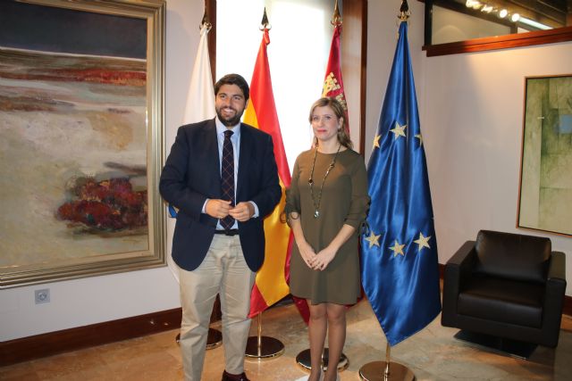 El presidente de la Comunidad se reúne con  la alcaldesa de Molina de Segura - 1, Foto 1