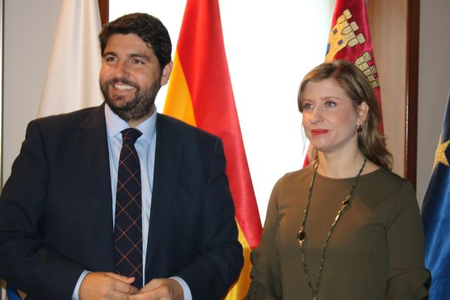 El presidente de la Comunidad se reúne con  la alcaldesa de Molina de Segura - 2, Foto 2