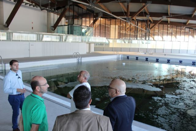 Cs Cartagena inspecciona el Palacio de Deportes con una comitiva técnica para evaluar su estado actual - 2, Foto 2