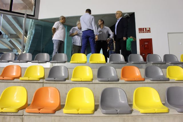 Cs Cartagena inspecciona el Palacio de Deportes con una comitiva técnica para evaluar su estado actual - 4, Foto 4