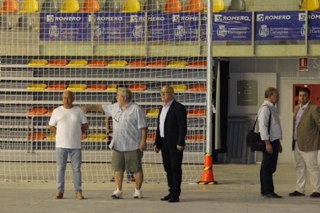 Cs Cartagena inspecciona el Palacio de Deportes con una comitiva técnica para evaluar su estado actual - 5, Foto 5