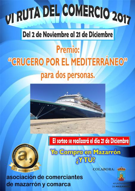Acoma sortear un crucero entre los clientes de los comercios asociados de Mazarrn y puerto, Foto 2