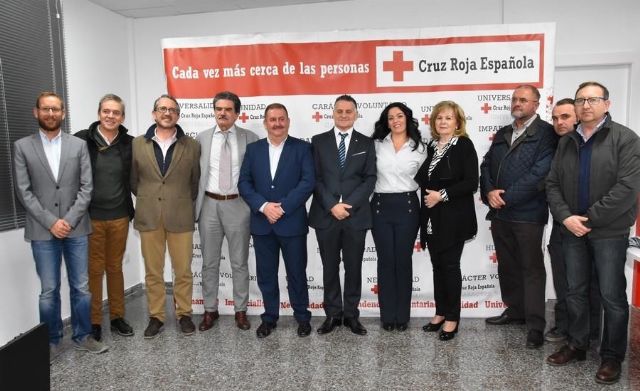Cruz Roja Española inaugura su nueva sede en Totana, en la que se desarrollarán inicialmente dos proyectos en el ámbito laboral y de seguimiento a familias de acogida