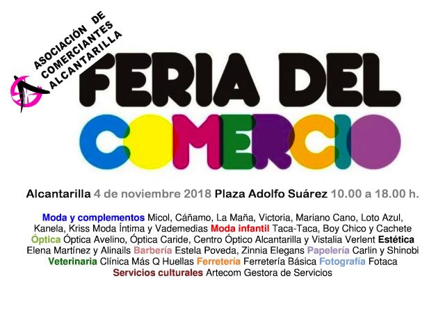 26 comercios de Alcantarilla participarán el próximo domingo en la I Feria de Día del Comercio en nuestro municipio - 1, Foto 1