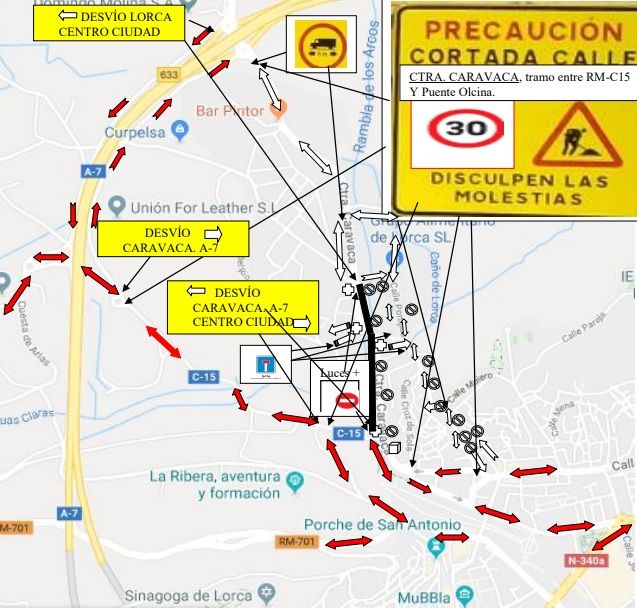 La Policía Local de Lorca establece normas especiales de circulación en la carretera de Caravaca, desde el próximo lunes 4 de noviembre - 1, Foto 1