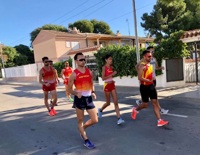 Iván López concentrado con el grupo de entrenamiento de José Antonio Carrillo en Los Alcázares - 2, Foto 2