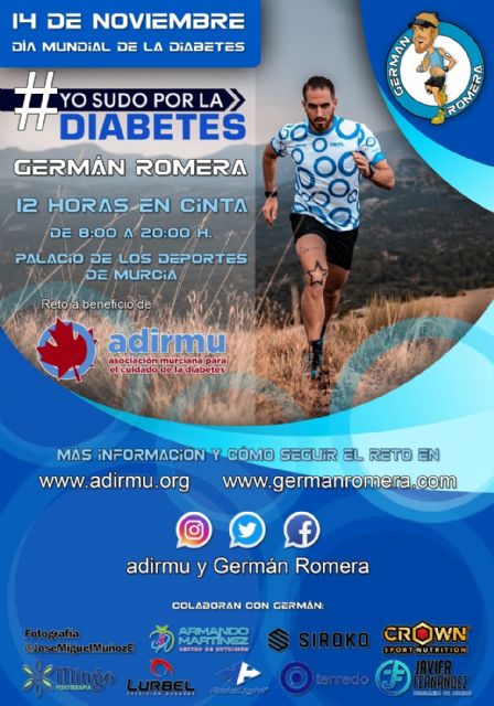 El 14 de noviembre, suda por la diabetes con Germán Romera - 1, Foto 1