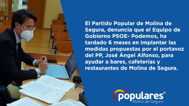 6 meses en implantar las medidas propuestas por el PP para ayudar a la hostelería - 1, Foto 1