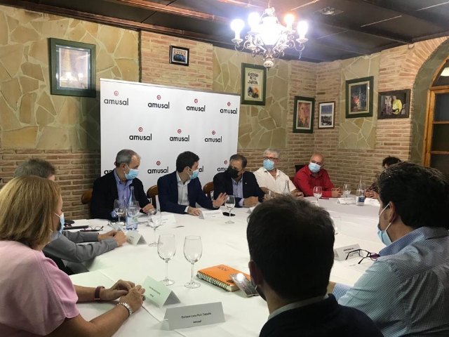 El director general de Economía Social y Trabajo Autónomo asiste a la primera reunión de la nueva Junta Directiva de amusal - 1, Foto 1