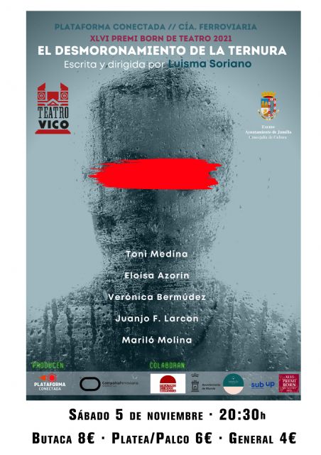 Cultura pone en escena este sábado en el Vico El desmoronamiento de la ternura, escrita y dirigida por el jumillano Luisma Soriano - 1, Foto 1