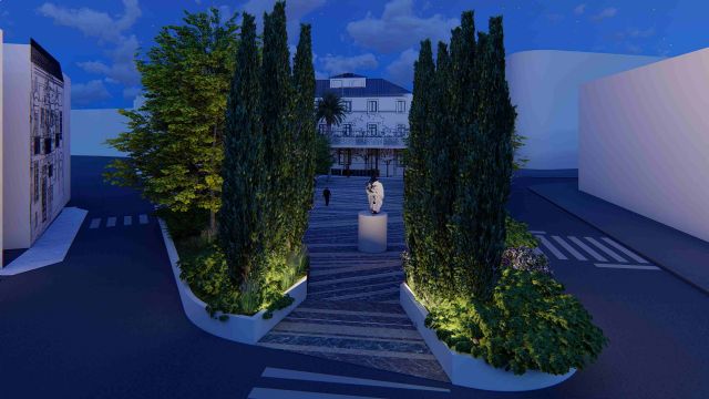 La reforma de la Plaza de San Juan de la Cruz conjuga tradición y modernidad, incorporando el característico pavimento en piedra natural en tres colores - 4, Foto 4