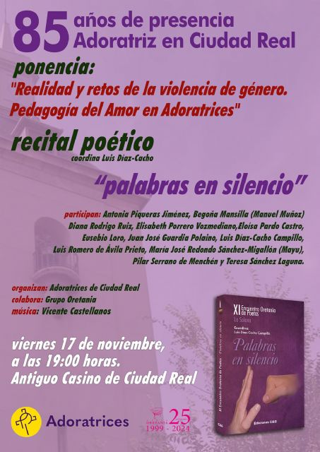 Palabras en silencio para la conmemoración del 85 aniversario de la Congregación de Religiosas Adoratrices en Ciudad Real - 1, Foto 1