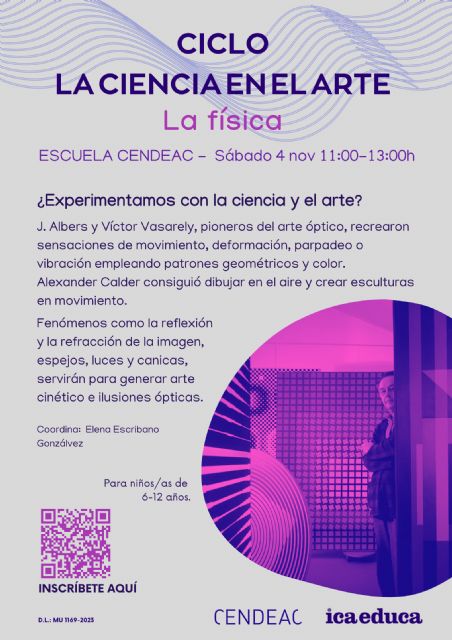 Comienza el ciclo 'La ciencia en el arte' en el Cendeac - 1, Foto 1