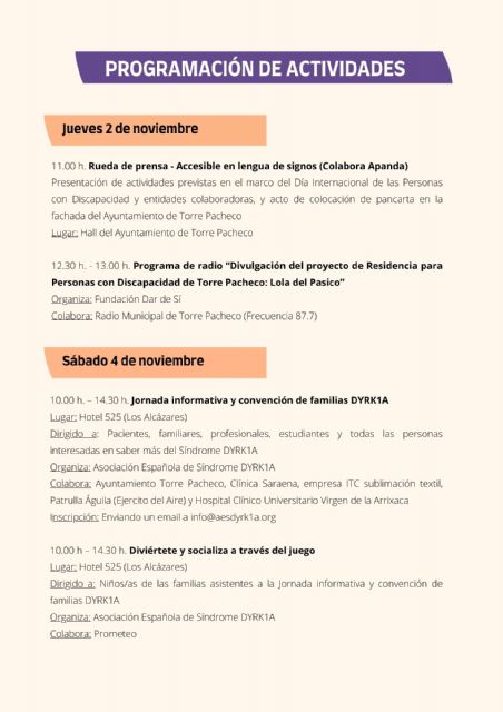 Torre Pacheco conmemora el Día Internacional de las Personas con Discapacidad 2023 - 2, Foto 2