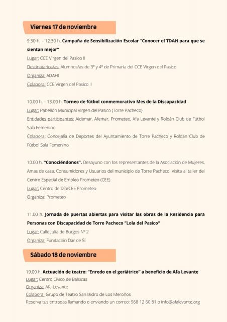 Torre Pacheco conmemora el Día Internacional de las Personas con Discapacidad 2023 - 4, Foto 4