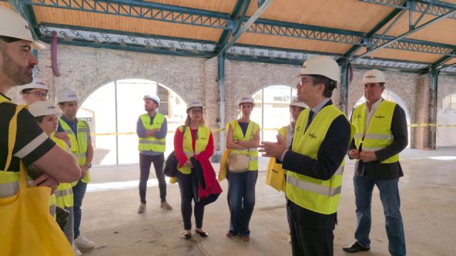 Las obras de rehabilitación de la Plaza de abastos de Verónicas se abren a la formación práctica de los futuros expertos en construcción - 3, Foto 3