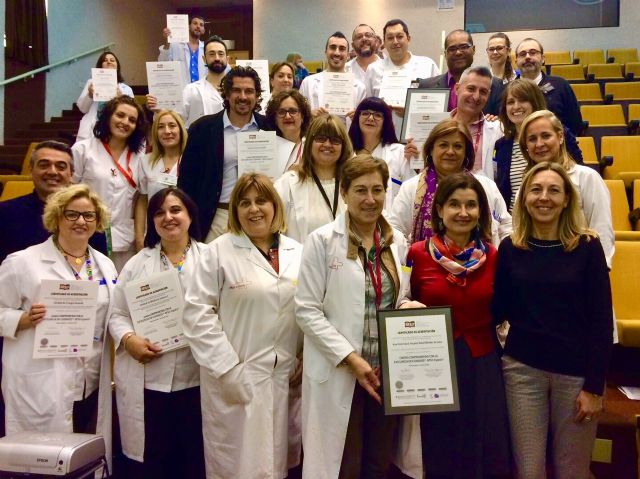 El hospital Rafael Méndez renueva su acreditación como centro comprometido en la excelencia en cuidados, Foto 1