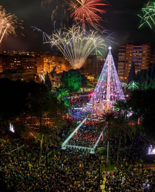 30.000 personas asisten al espectacular encendido del Gran Árbol de Navidad - 2, Foto 2