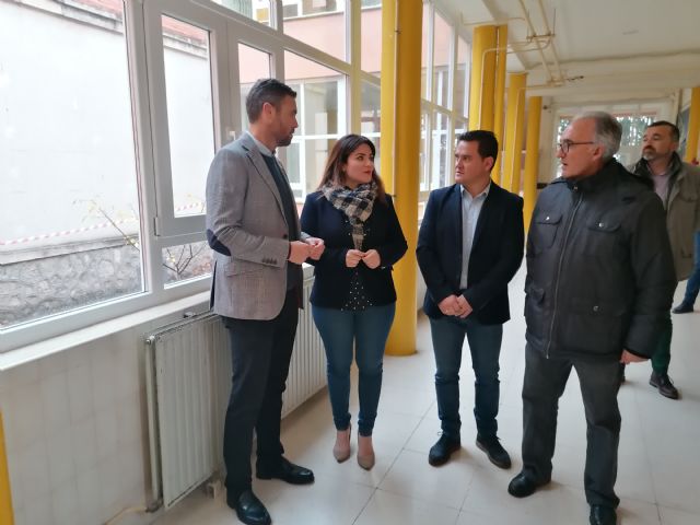La consejera Esperanza Moreno visita el colegio San Juan de la Cruz de Caravaca - 1, Foto 1