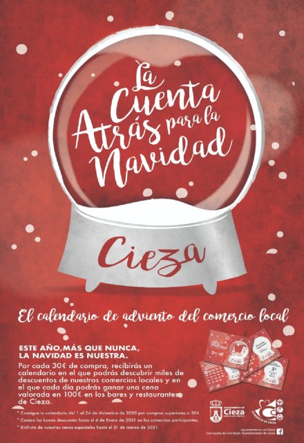 La Concejalía de Comercio Ayuntamiento de Cieza marca la cuenta atrás para la Navidad - 1, Foto 1