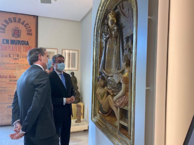 El retablo ´Virgen de la Fuensanta con niños cantores´ de Antonio Campillo, nueva pieza de la colección permanente del Museo de la Ciudad - 1, Foto 1