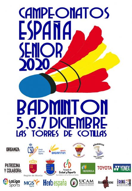 148 deportistas se darán cita en Las Torres de Cotillas para el campeonato nacional senior de bádminton - 2, Foto 2
