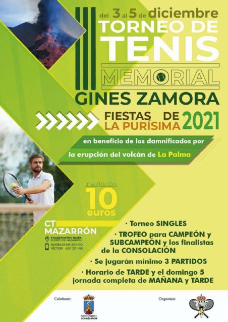 Presentacin del III torneo de tenis memorial Gins Zamora, Foto 1