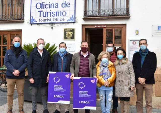 Lorca cuenta con 2 de los 32 lugares de municipios europeos señalizados con la placa identificativa de la Red Europea de Celebraciones de Semana Santa y Pascua - 1, Foto 1