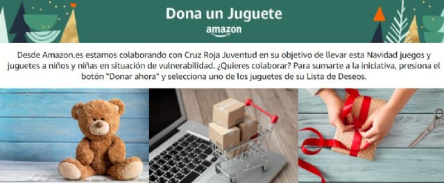 Amazon colabora con Cruz Roja Juventud a través de la campaña solidaria Dona un Juguete - 1, Foto 1