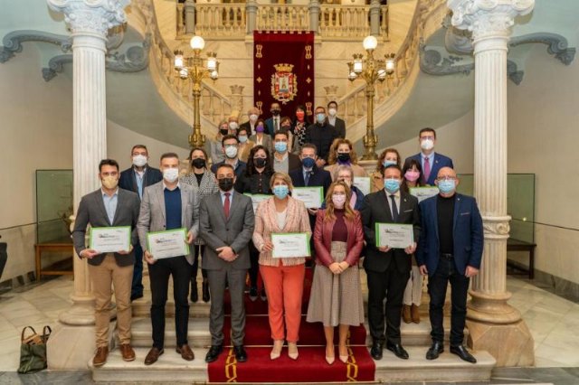 Juan Jesús Moreno, Alcalde de Mula, recoge el Sello Infoparticipa 2020 - 1, Foto 1