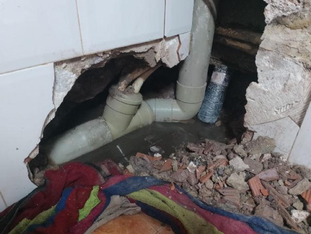IU-Verdes Lorca pide que se realice un estudio hidrotécnico para determinar el origen de la inundación de viviendas en los Barrios Altos - 2, Foto 2