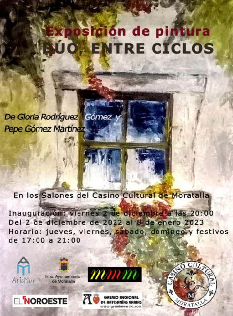 Hoy, inauguración de la exposición de la pintora Gloria Rodríguez, en el casino cultural de Moratalla - 2, Foto 2