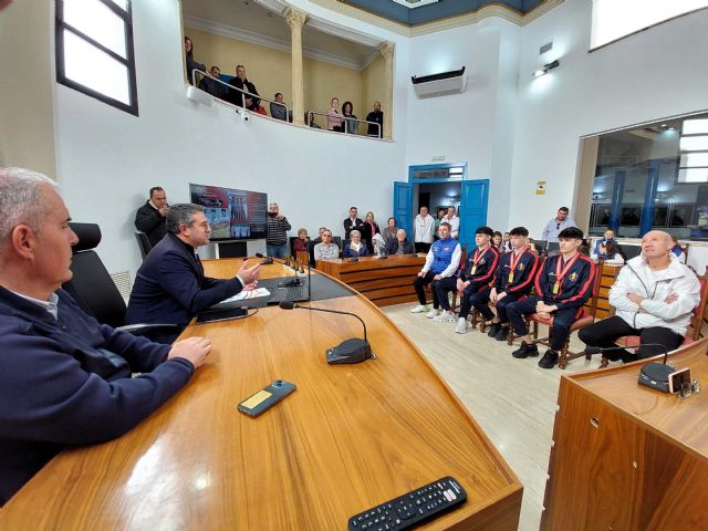 Recepción del Ayuntamiento de Alcantarilla a los alcantarilleros campeones de Europa de Poomsaes de Taekwondo, en Innsbruck con la selección Española - 2, Foto 2