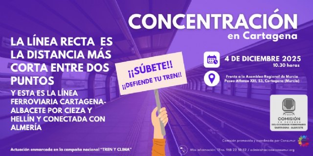 El Ayuntamiento invita a los ciezanos a sumarse a la próxima concentración en defensa del corredor ferroviario - 1, Foto 1