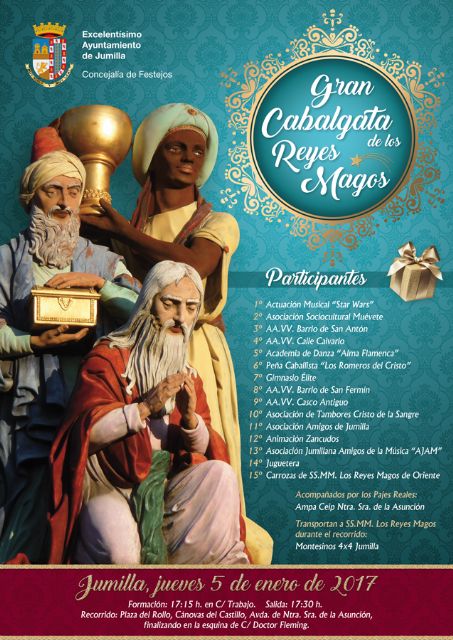 Los Reyes Magos recorrerán Jumilla este jueves repartiendo regalos - 1, Foto 1