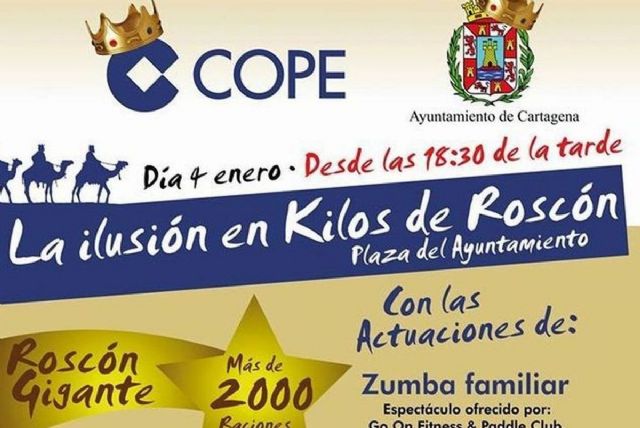 Vuelve la Gran Fiesta del Roscon de Reyes a Cartagena con mas metros que nunca - 1, Foto 1