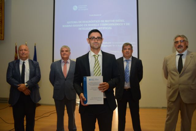 Premio nacional a una tesis de la UPCT que emplea la inteligencia artificial para detectar problemas en los motores de los buques - 1, Foto 1