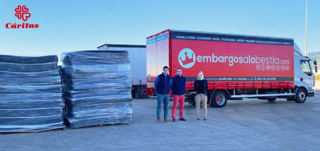 Embargosalobestia dona 90 colchones a Cáritas Murcia - 1, Foto 1