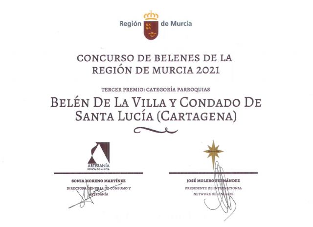 El Belén de Santa Lucía obtiene el tercer premio del Concurso de Belenes de la Región de Murcia - 3, Foto 3