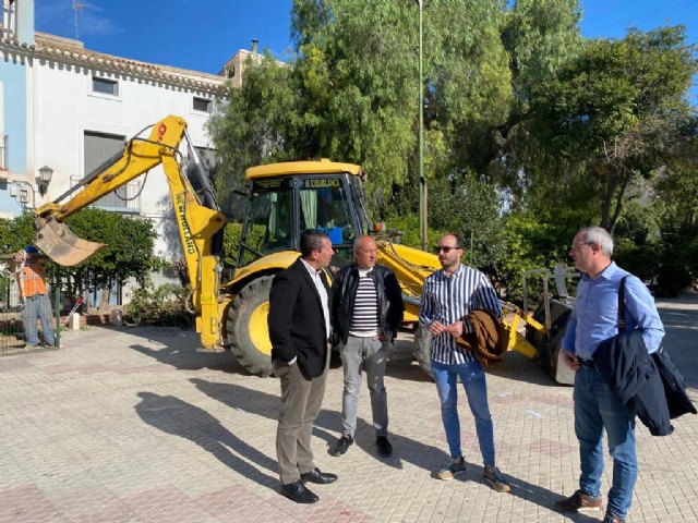 Ya han iniciado las obras de restauración de la Glorieta del Paseo de Mula - 1, Foto 1