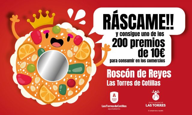 El Roscón de Reyes de Las Torres de Cotillas esconderá 2.000 euros en premios - 1, Foto 1